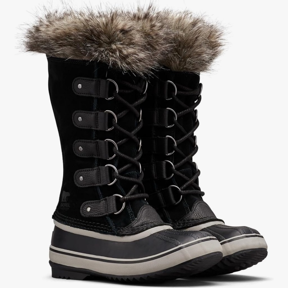 Sorel Women's Black and Brown Winter Boots
